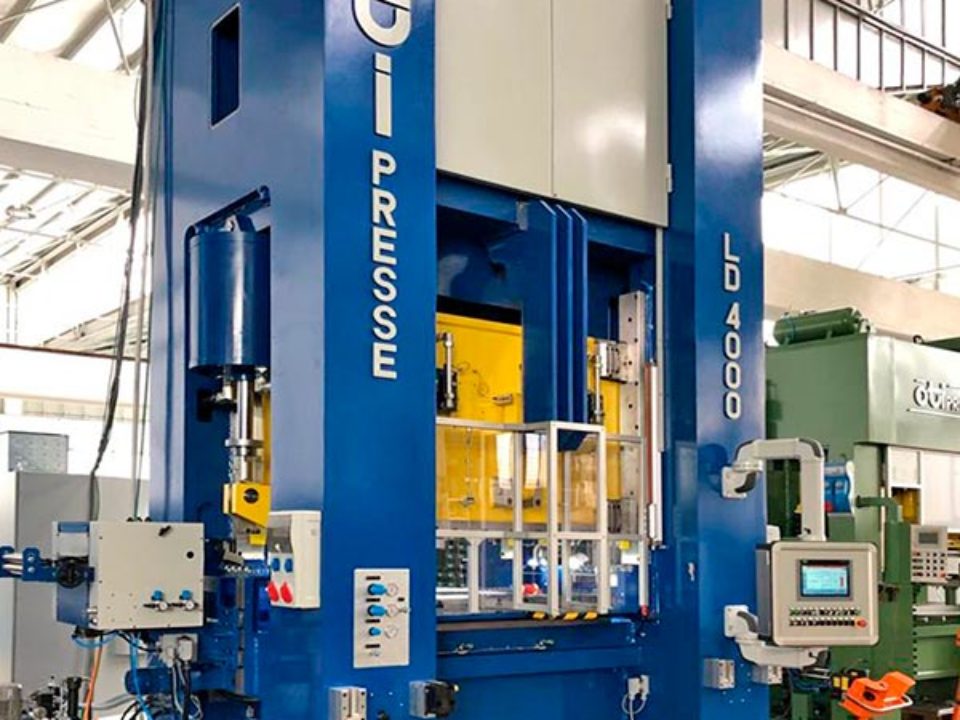 OTI Presse – PRESSA LEVER DRIVE CON RALLENTAMENTO 4000 kN